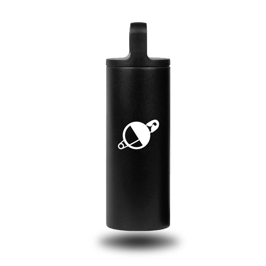 Space Camp x BLACKBIRD x MIIR - BIG MOUTH BOTTLE - BLACK with SAFETY PIN SATURN