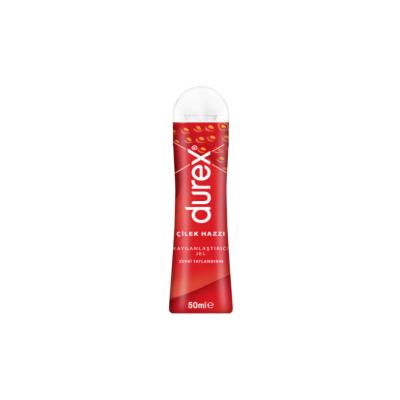 Durex Play Strawberry Flavored Lubricant Gel - 50ml, Intimate Lubricant for Enhanced Intimate Moments