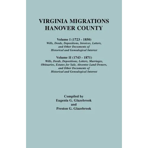 Virginia Migrations - Hanover County - Paperback