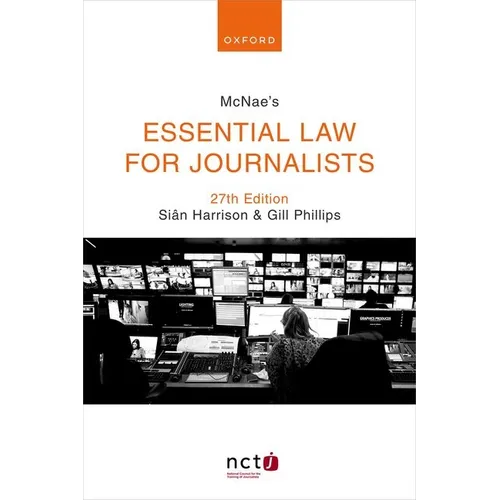McNae's Essential Law for Journalists 27e - Paperback