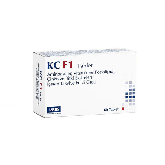 KC F1 Dietary Supplement for Liver Support & Energy - 60 Tablets