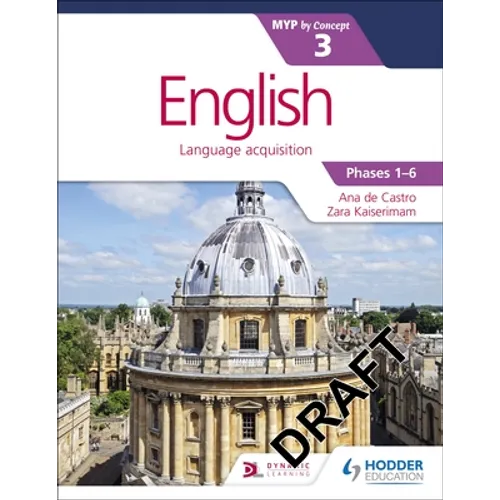 English for the IB MYP 3 (Capable-Proficient/Phases 3-4; 5-6): By Concept: Hodder Education Group - Paperback