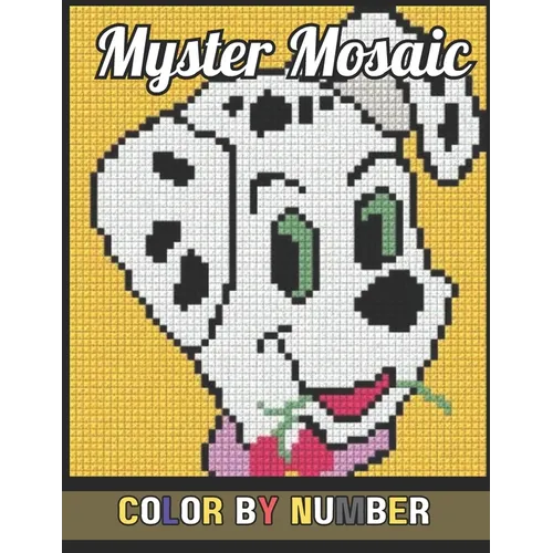 Mystery Mosaic Color By Number: New 50 Page Beautiful & Dazzling Pixel Art Coloring Book for Adults and Kids, Color Quest Challenges .. ( Large Print - Paperback