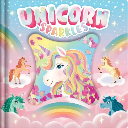 Unicorn Sparkles: An Adorable Friendship Story with Eye-Catching Glitter Pouch - Hardcover