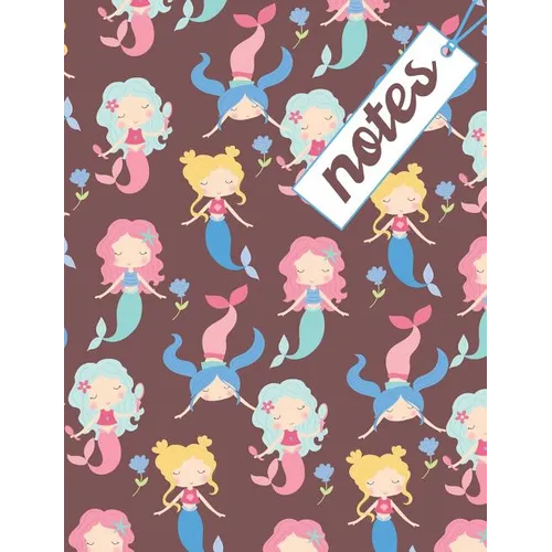 Notes: Composition Notebook With Cute Mermaids For Girls, Great For School Notes - Paperback