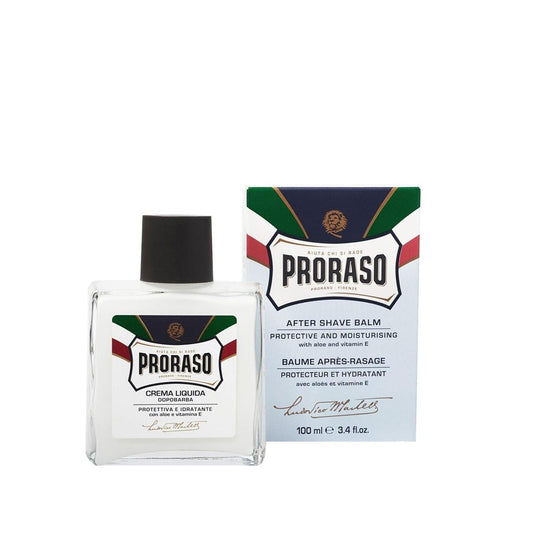 Proraso After Shave Balm with Aloe Vera and Vitamin E - Soothes and Moisturizes Skin, 3.38 fl oz