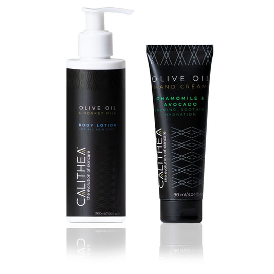 Supple Body Care Set | Donkey Milk Body Lotion + Hand Cream