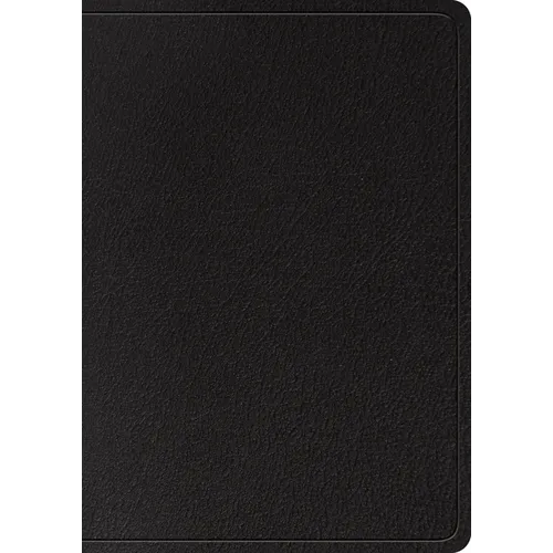 ESV Large Print Wide Margin Bible (Black) - Leather