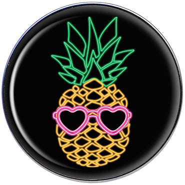 16G 1/4 Neon Heart Tropical Pineapple Tragus Cartilage Earring