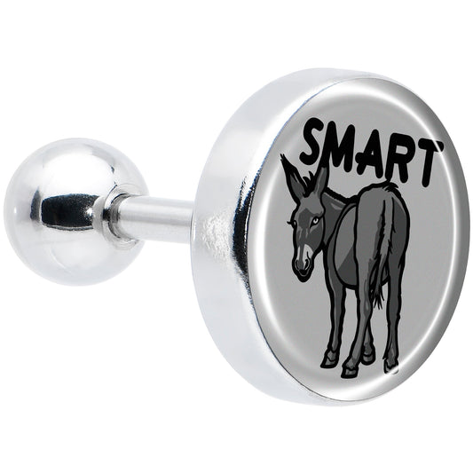 16G 1/4 Donkey Smart Ass Tragus Cartilage Earring by Onyx O