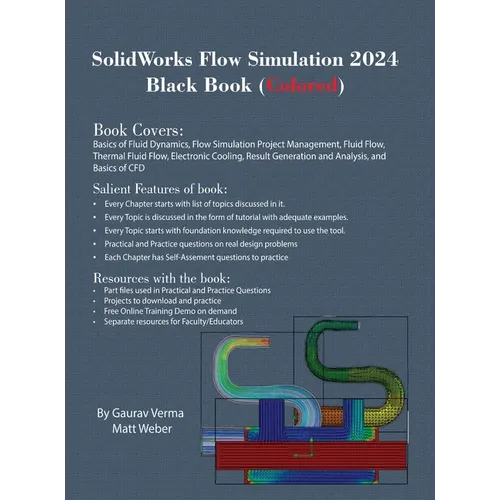 SolidWorks Flow Simulation 2024 Black Book - Hardcover