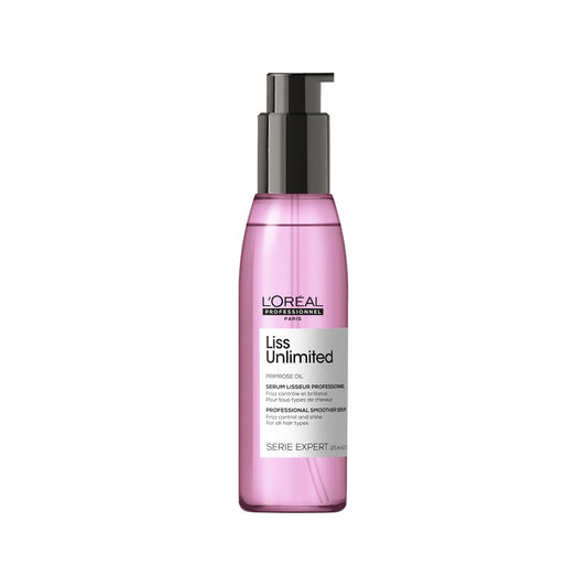 Loreal Professionnel Paris Serie Expert Liss Unlimited Hair Care Oil - Anti-Frizz, Intense Softness, 125ml