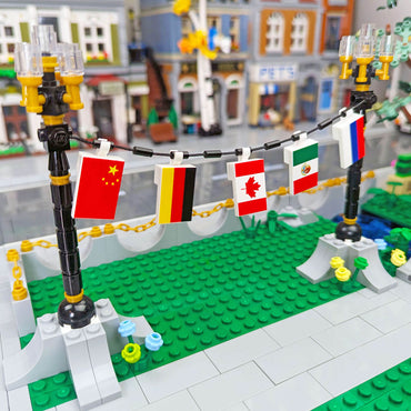 Canada Country Flag - Custom Printed - Made Using a LEGO® Tile