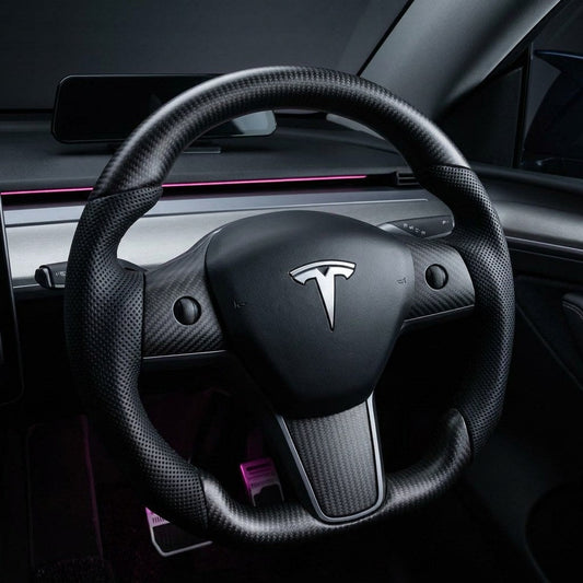 Carbon Fiber Sport Steering Wheel for Tesla Model 3 / Y 【Style 39】