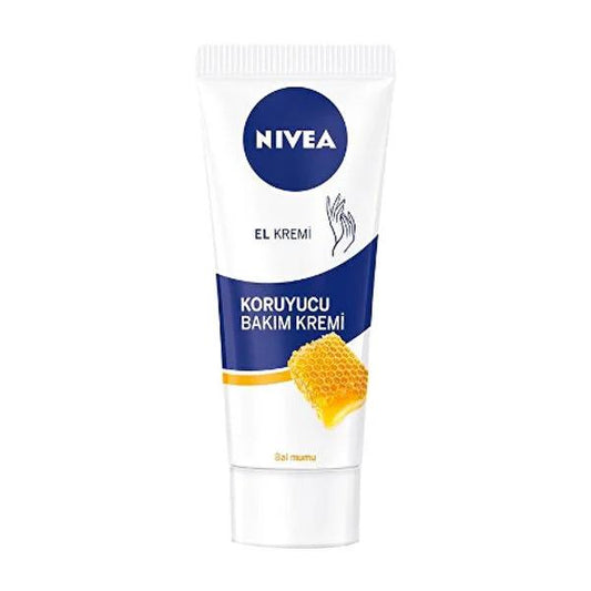 Nivea Moisturizing Hand Cream - Rose-Scented, Beeswax Formula for Dry Skin Protection