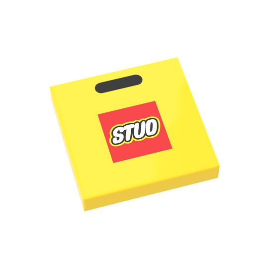 Classic Large 'STUD' Shopping Bag - Custom Printed - Made Using a LEGO® Tile