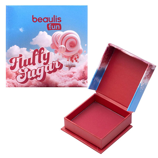 Beaulis Fun Fluffy Sugar Powder Blush 652 Berry Bliss - Natural-Looking Long-Lasting Blush for Various Skin Tones