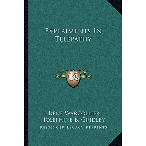 Experiments In Telepathy - Paperback