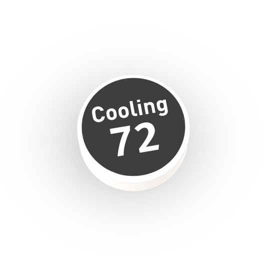 Smart Thermostat - Minifig Scale - Custom Printed - Made Using LEGO® Parts