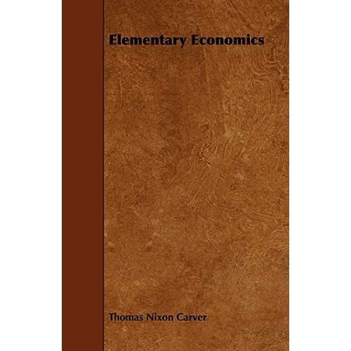 Elementary Economics - Paperback