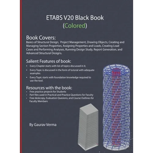 ETABS V20 Black Book - Hardcover