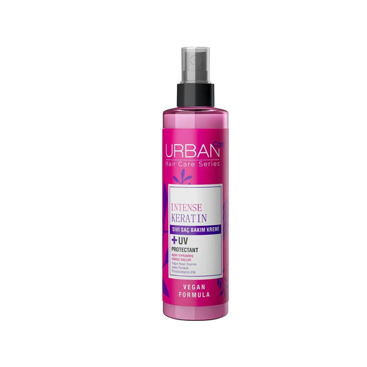 URBAN Care Intense Keratin Hair Treatment for Damaged Hair - 6.76 fl oz Leave-In Hair Cream for Repair & Nourishment