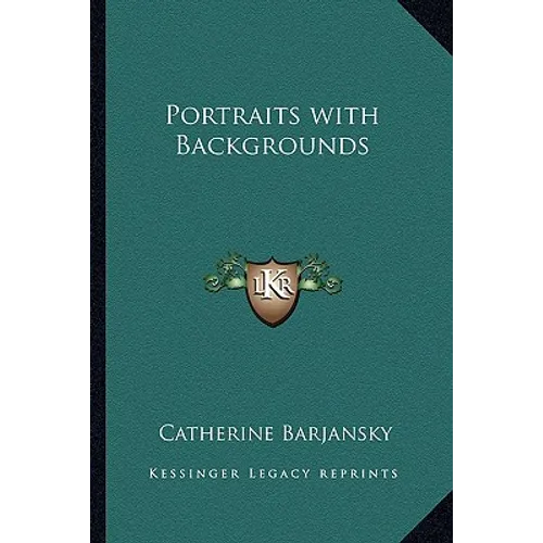 Portraits with Backgrounds - Paperback