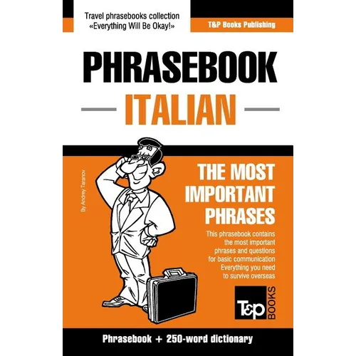 English-Italian phrasebook and 250-word mini dictionary - Paperback