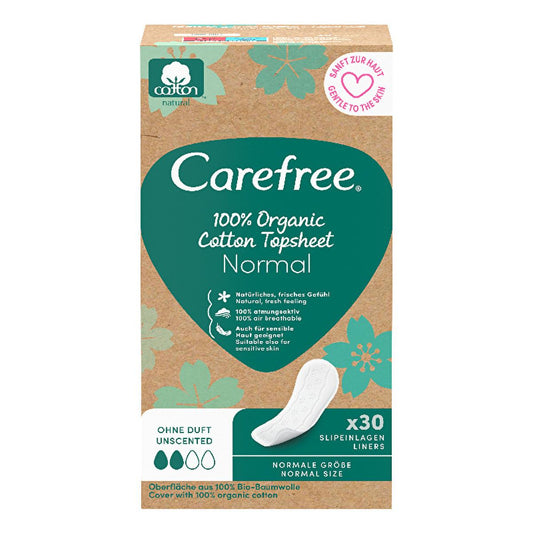Carefree Organic Cotton Sanitary Pads - Soft, Hypoallergenic & Eco-Friendly Menstrual Protection for Sensitive Women