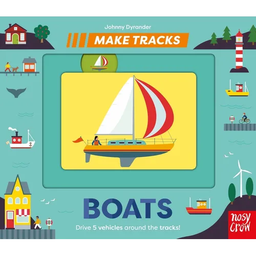 Make Tracks: Boats - Board Book