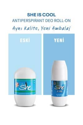 She Cool: Alcohol & Paraben-Free Roll-On Deodorant for Women - Refreshing, Moisturizing, Sensitive Skin Friendly, 50 ml