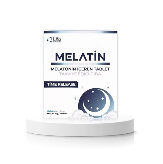 Melatin Melatonin Supplement 30 Tablets - Supports Sleep Regulation & Quality