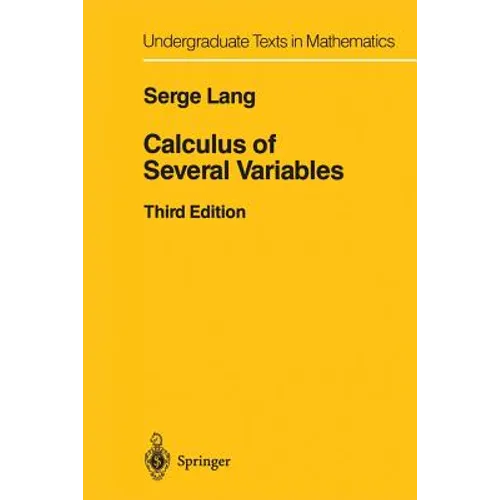 Calculus of Several Variables - Paperback