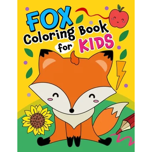 Fox Coloring Book for kids - Paperback