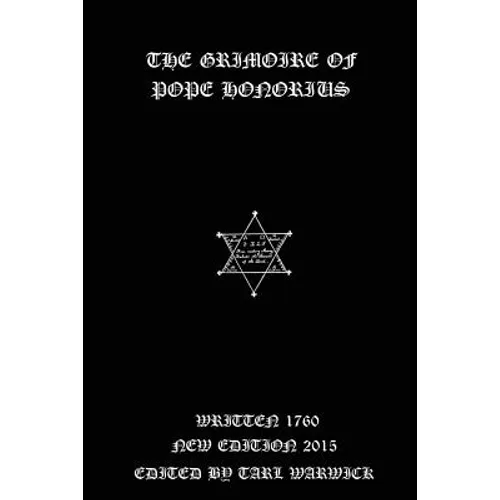 The Grimoire of pope Honorius - Paperback