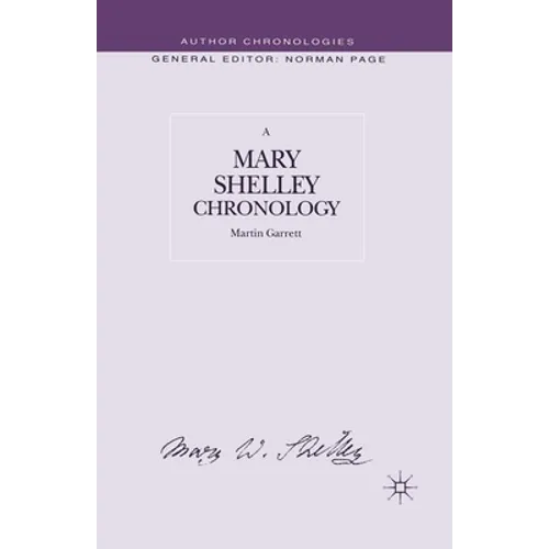 A Mary Shelley Chronology - Paperback
