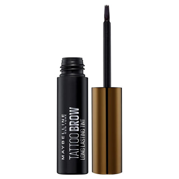 Maybelline New York Eyebrow Tint Gel - Long-Lasting Medium Brown Color for Defined Brows