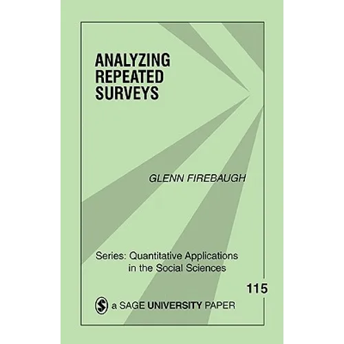 Analyzing Repeated Surveys - Paperback