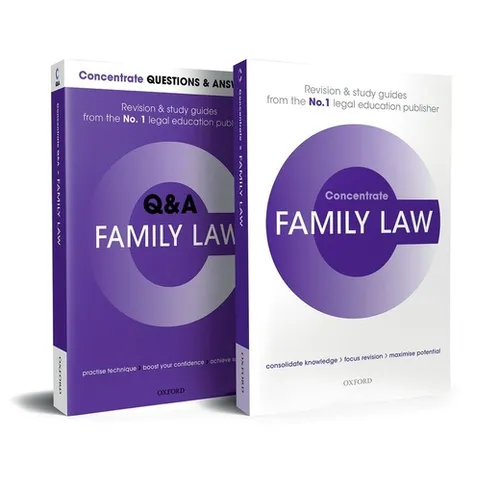 Family Law Revision Concentrate Pack: Law Revision and Study Guide - Paperback