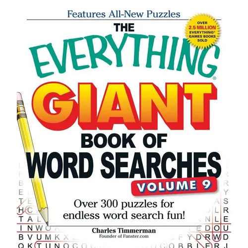 The Everything Giant Book of Word Searches, Volume 9: Over 300 Puzzles for Endless Word Search Fun! - Paperback