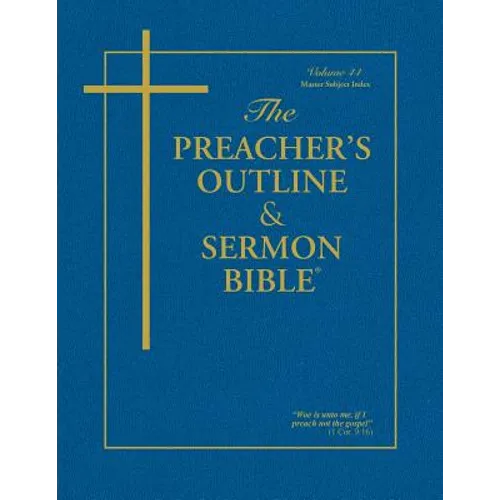 The Preacher's Outline & Sermon Bible: Master Subject Index - Paperback