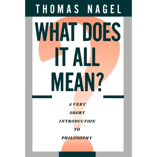 What Does It All Mean: A Very Short Introduction to Philosophy - Hardcover