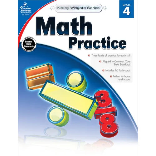 Math Practice, Fourth Grade - Paperback