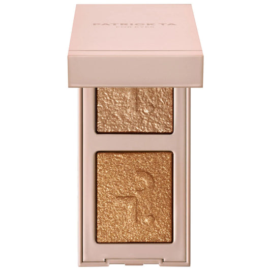 Major Dimension Vegan Cruelty-Free Shimmering Eyeshadow Duo with Multidimensional Pearl Pigments