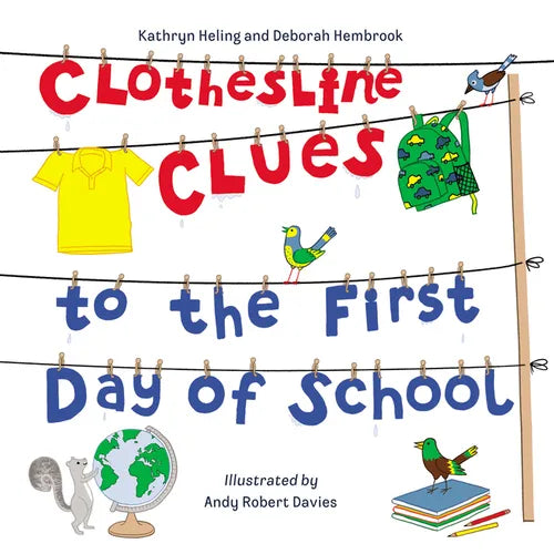 Clothesline Clues to the First Day of School - Hardcover