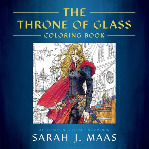 The Throne of Glass Coloring Book - Paperback