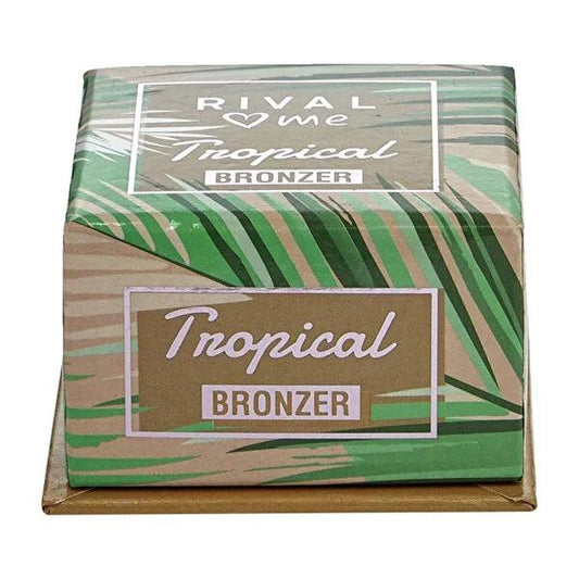 Rival Loves Me Tropikal Bronzer No:01 Waikiki - Chocolate Scented Bronzer Powder for Natural Tan, 6g