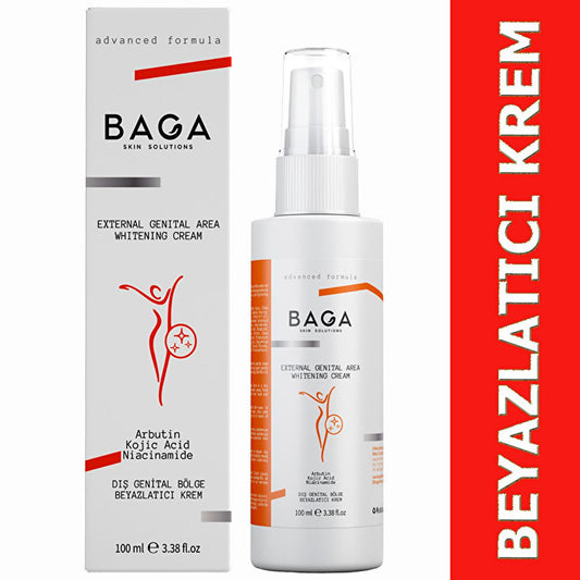 Baga Genital Whitening Lotion - Even Skin Tone & Moisturizing, 3.38 fl oz