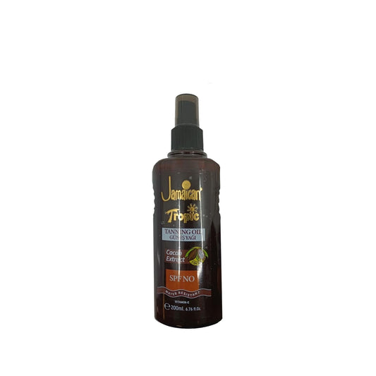 Jamaican Tropic Sunscreen Oil with SPF & Kakao - 200ml, Tropical Scented Protection