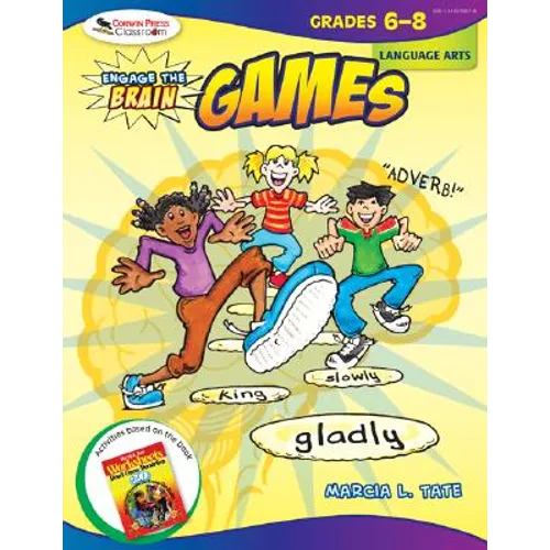Engage the Brain: Games, Language Arts, Grades 6-8 - Paperback